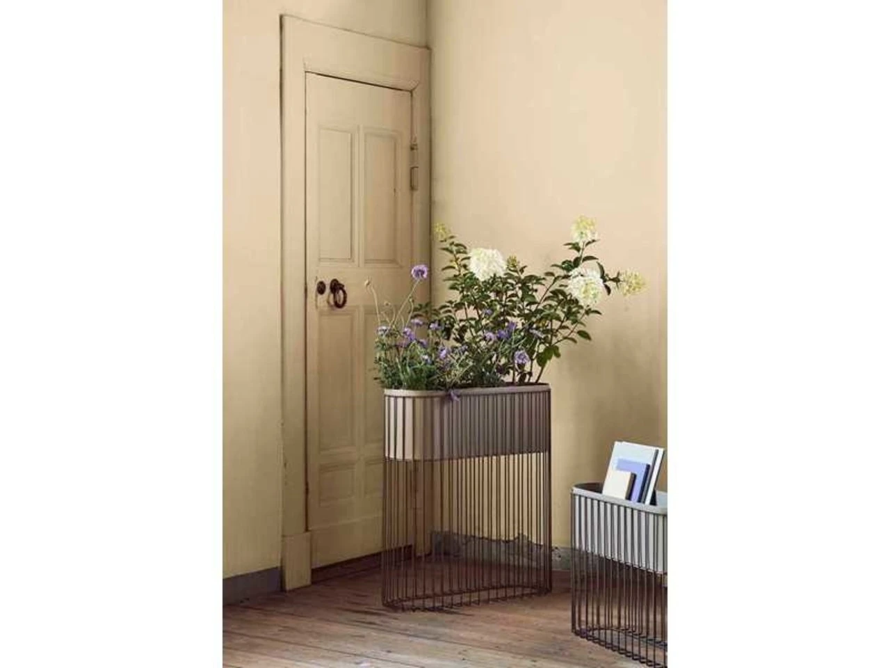 Broste Copenhagen Fenja Plantenbak Op Standaard - Taupe - Afbeelding 2