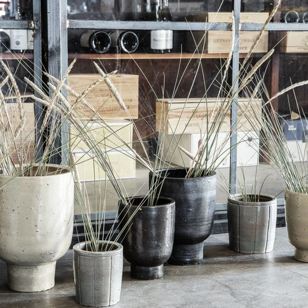 House Doctor Artist Bloempot Zwart Ø15cm - Afbeelding 2