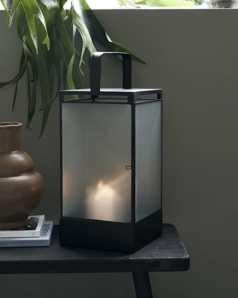 House Doctor Blaze Lantaarn Antiek Zwart H40cm - 203990702 - Afbeelding 4