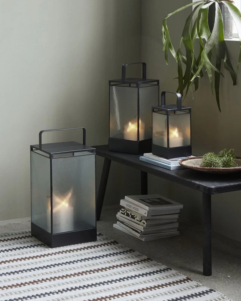 House Doctor Blaze Lantaarn Antiek Zwart H40cm - 203990702 - Afbeelding 6