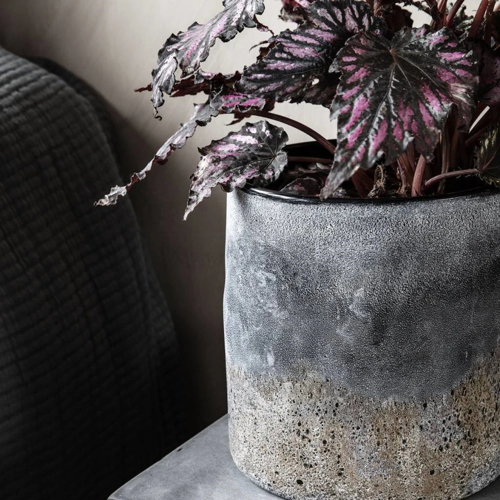 House Doctor Rock Vaas Glas Ø20cm - Afbeelding 3