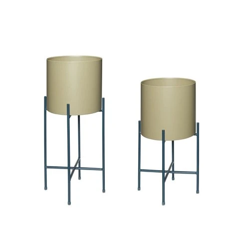 Hubsch Airy Bloempotten Set Van 2 Stuks - 941501 - Afbeelding 2