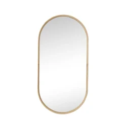 Hubsch Wandspiegel Bamboe - Naturel