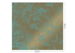 KEK Amsterdam Engraved Landscapes Goud Behang MW-035 - 300x280cm
