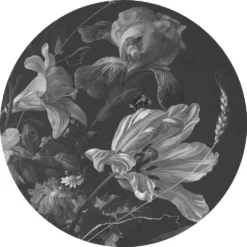 KEK Amsterdam Golden Age Flowers Behangcirkel SC-010 - ø 142,5 Cm
