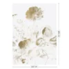 KEK Amsterdam Golden Age Flowers Goud Behang MW-049 - 200x280cm