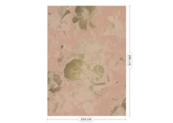 KEK Amsterdam Golden Age Flowers Goud Behang MW-046 - 200x280cm