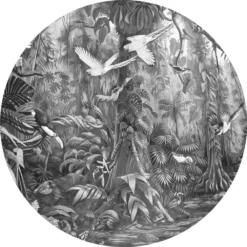 KEK Amsterdam Tropical Landscapes Behangcirkel SC-006 - ø 142,5 Cm