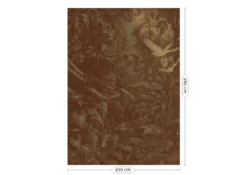 KEK Amsterdam Tropical Landscapes Goud Behang MW-061 - 200x280cm