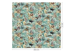 KEK Amsterdam Underwater Jungle Fotobehang WP-689 - 292,2 X 280 Cm