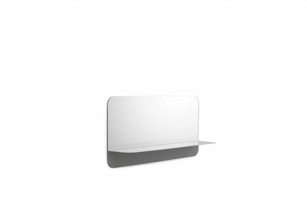Normann Copenhagen Horizon Spiegel Met Plank Horizontaal Grijs
