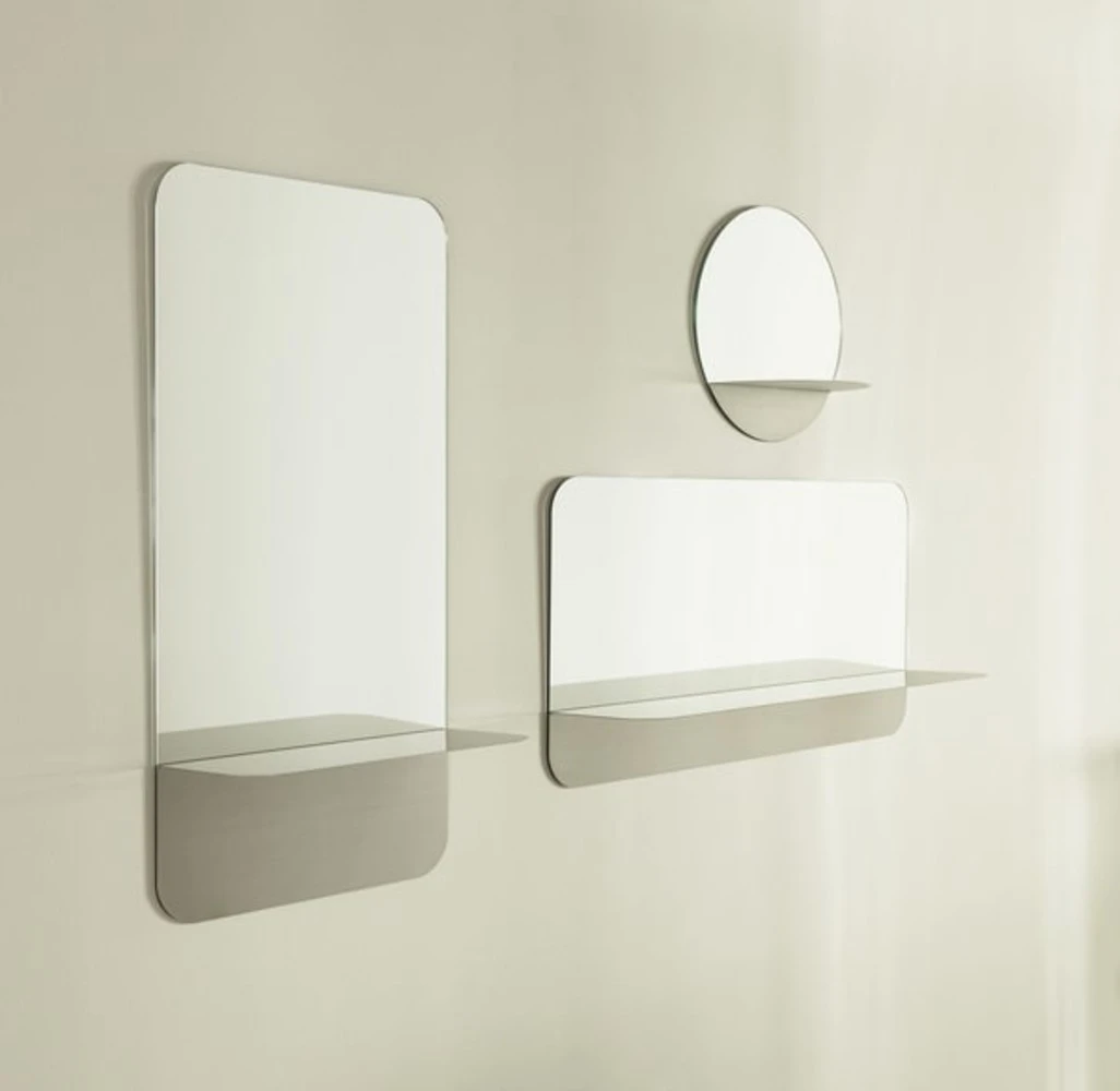 Normann Copenhagen Horizon Spiegel Verticaal Roestvrijstaal - 605712 - Afbeelding 5